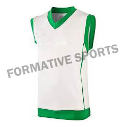 Customised Sublimated Cricket Vest Manufacturers in Luxembourg